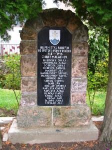 S-8-2014_5. Pamätník obetiam I. svetovej vojny v Malachove